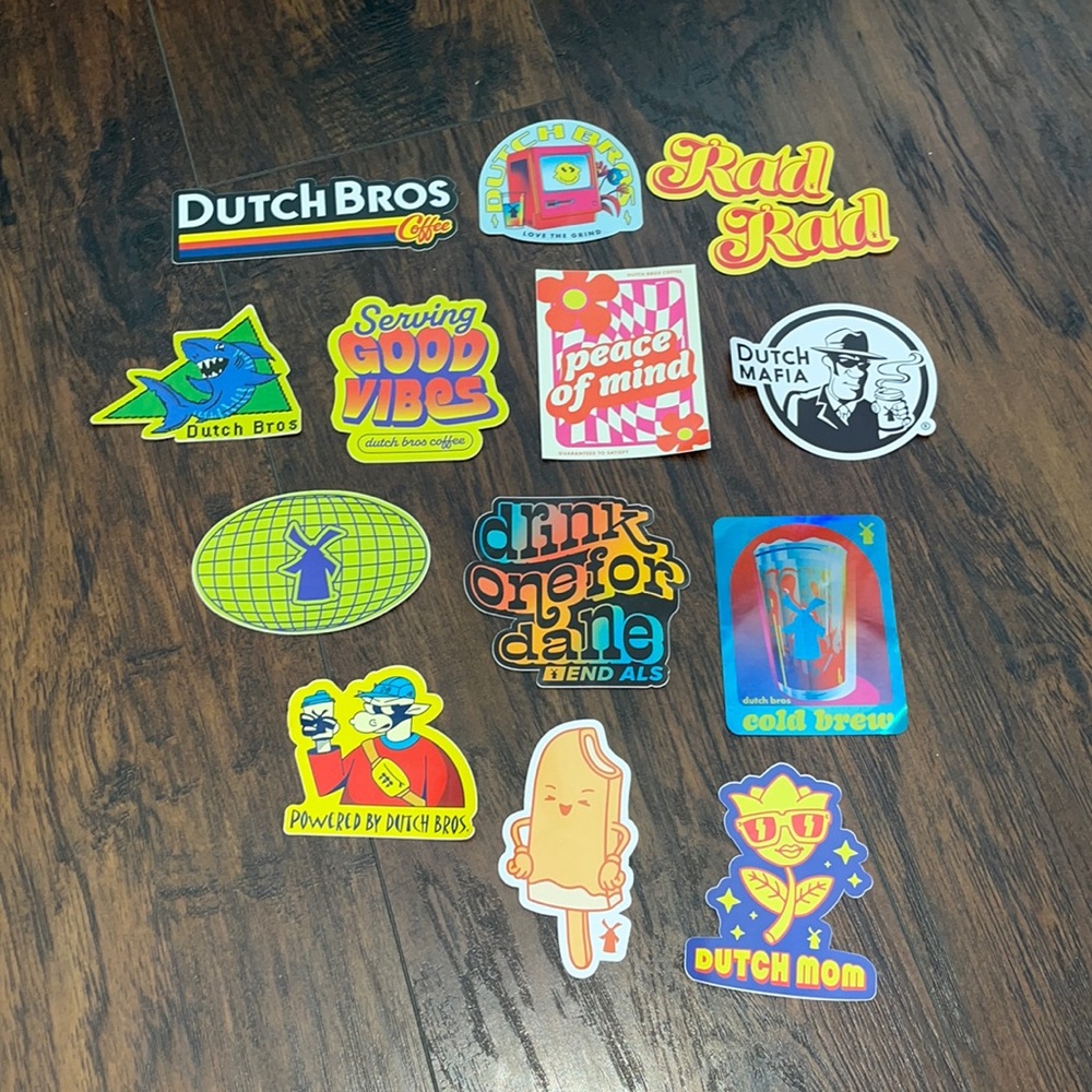 Dutch bros stickers